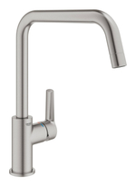 Смеситель однорычажный для кухонной мойки Grohe Start 2021, высокий излив, цвет Суперсталь (30470DC0)