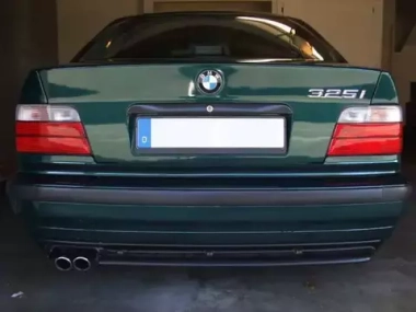BMW E36 Задний диффузор М3 на стоковый бампер
