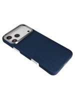 Накладка для i-Phone 17 Pro Max Keephone Kevlar Norra MagSnap (Indigo) синий