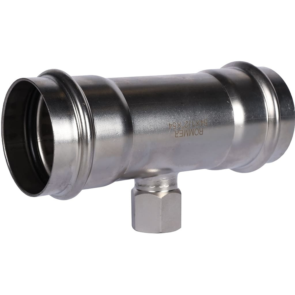 ROMMER Тройник с ВР 54x1/2" из нержавеющей стали прессовой