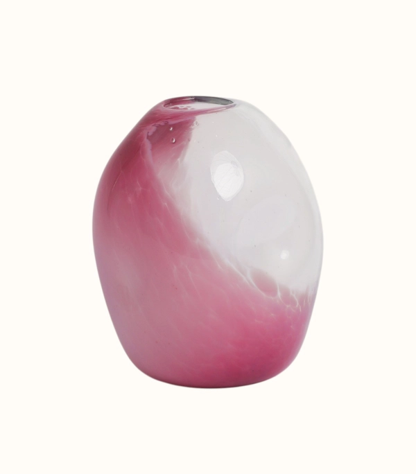 Ваза – TULIP, ярко-розовый | Repin glass