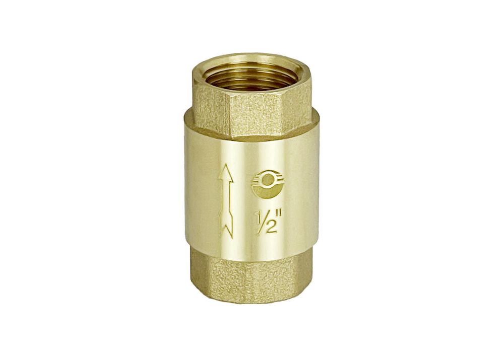 Клапан обратный с латунным штоком  1/2" ВН/ВН VALFEX (120) К