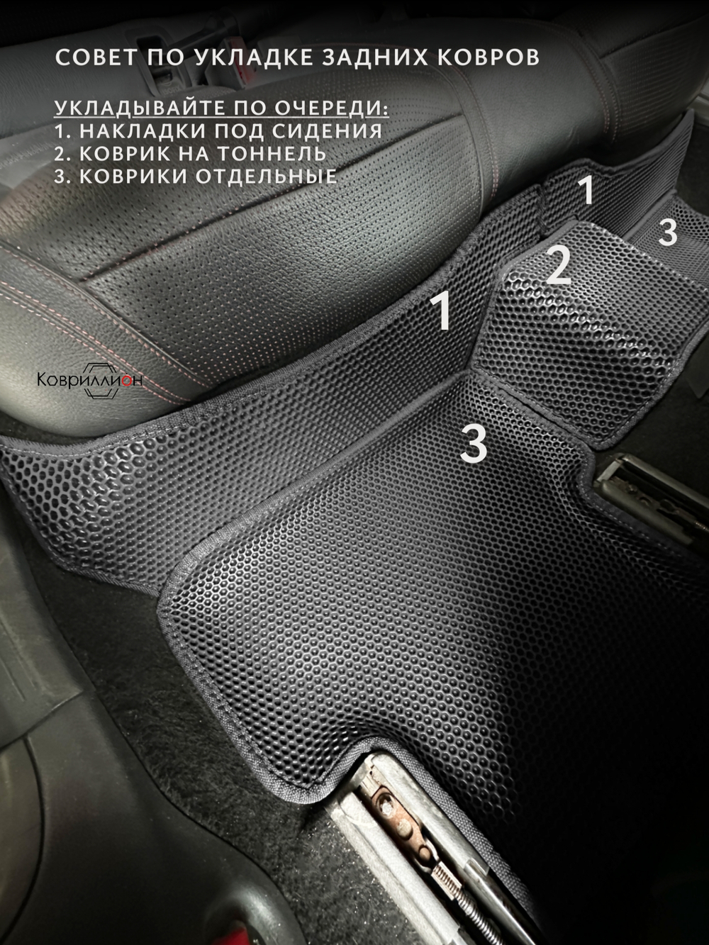 Автомобильные коврики ЭВА с бортами для Mercedes-Benz GLA (X156) I 13-20г.