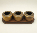Подложка трехместная, Дуб почтенный, VINTAGE-BRASS, PE3OAK