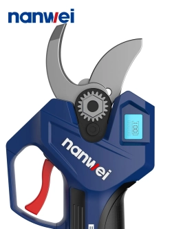 Секатор аккумуляторный Nanwei NW-BS830-2, 20В, рез до 30 мм, 2 АКБ 2Ah