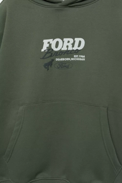 PULL&BEAR Толстовка Ford Bronco, хаки