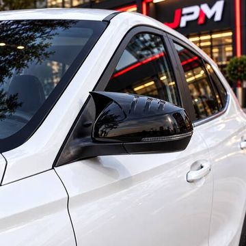 Накладки на зеркала M Style Changan CS35 Max / X5 Plus 2023-2025 чёрный глянец