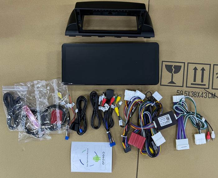 Магнитола для Mazda 3, Axela 2013-2019 - Kuberg HP-M1201 монитор 12.3", Android 12, Быстрая, CarPlay, 4G SIM-слот