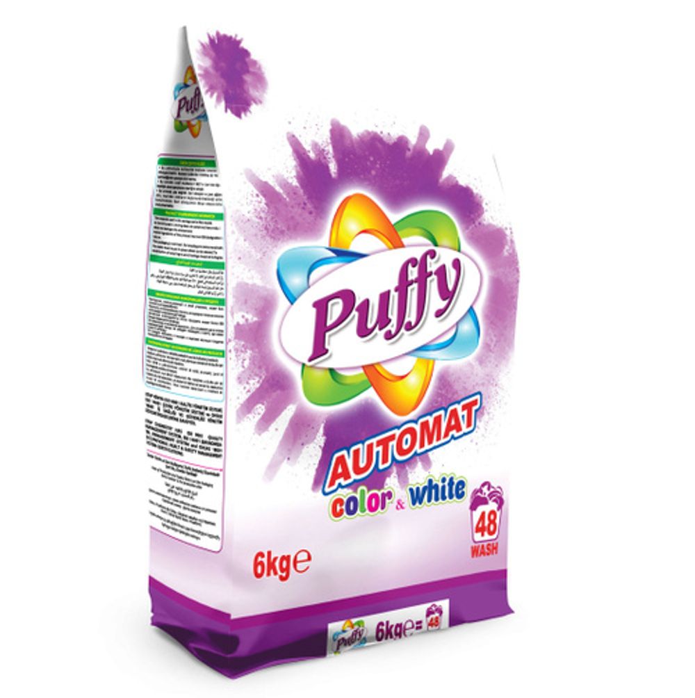 Поршок стиральный  PUFFY  автомат 6кг Color 1уп/3шт