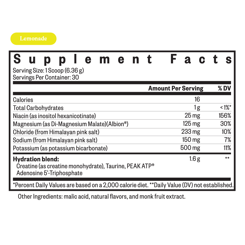 Seeking Health, Optimal Electrolyte, смесь для приготовления напитков с электролитами, вкус лимонада, 190,8 г (6,73 унции)