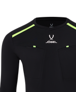 Футболка судейская с длинным рукавом DIVISION PerFormDRY Referee LS Tee, черный