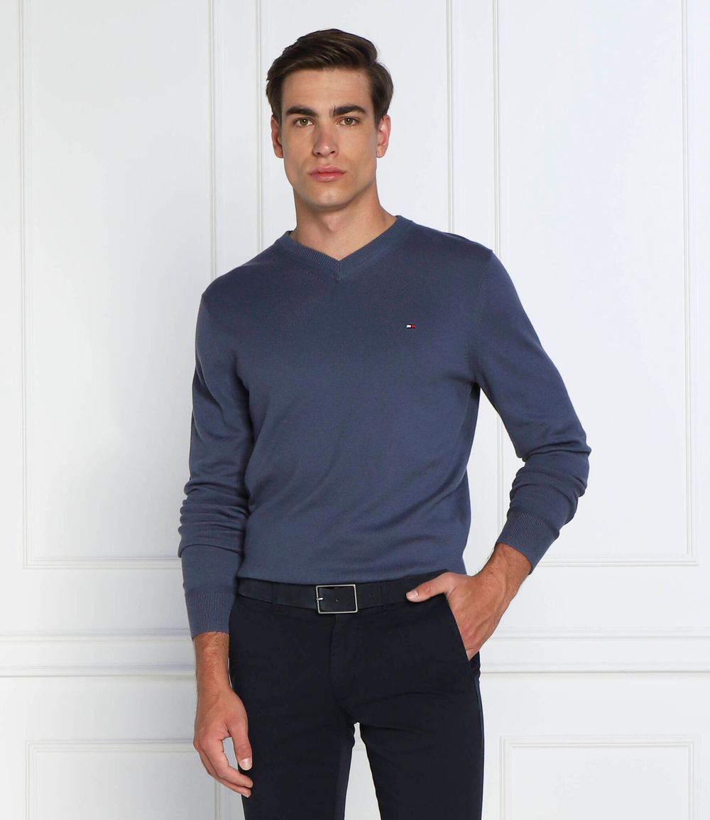 свитер Tommy Hilfiger - индиговой(MW0MW28047)