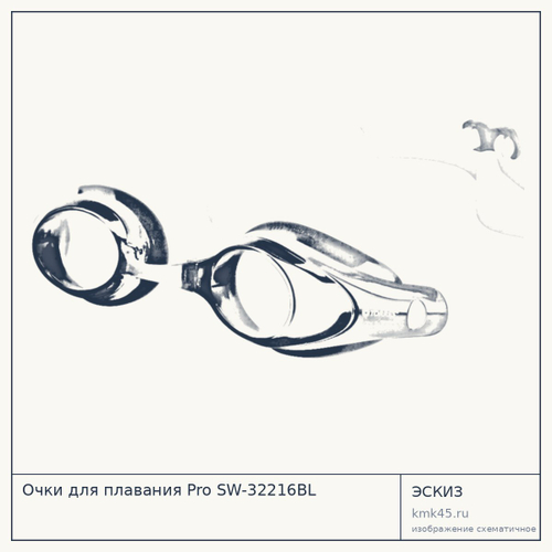 Очки для плавания Pro SW-32216BL — от 810 ₽