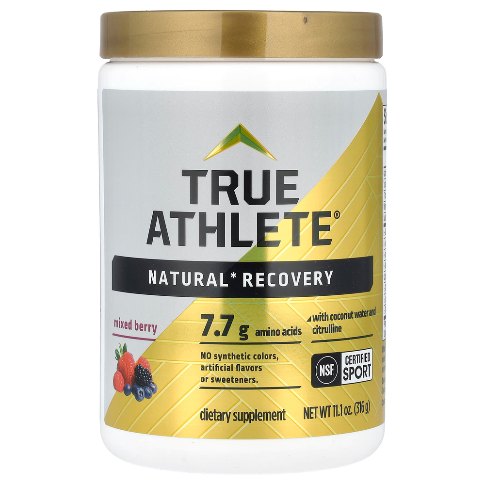 True Athlete, Natural Recovery, с кокосовой водой и цитруллином, смесь ягод, 316 г (11,1 унции)