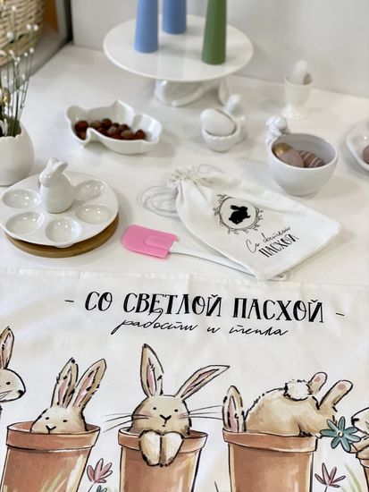 Набор подарочный "Со светлой пасхой" полотенце 40х73см, лопатка