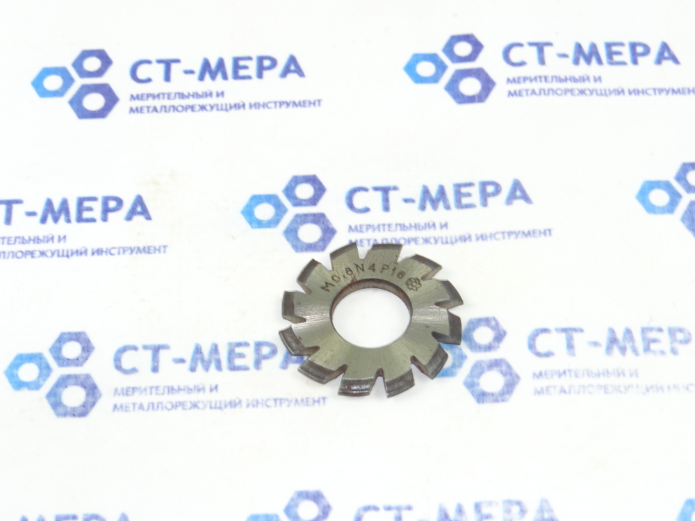 Фреза модульная М0.8 №4 Р18 z=12 dпос=13 D=32
