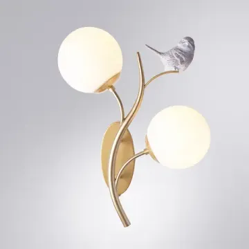 Бра 2*E14 A9712AP-2SG Матовое золото Camomilla Arte Lamp