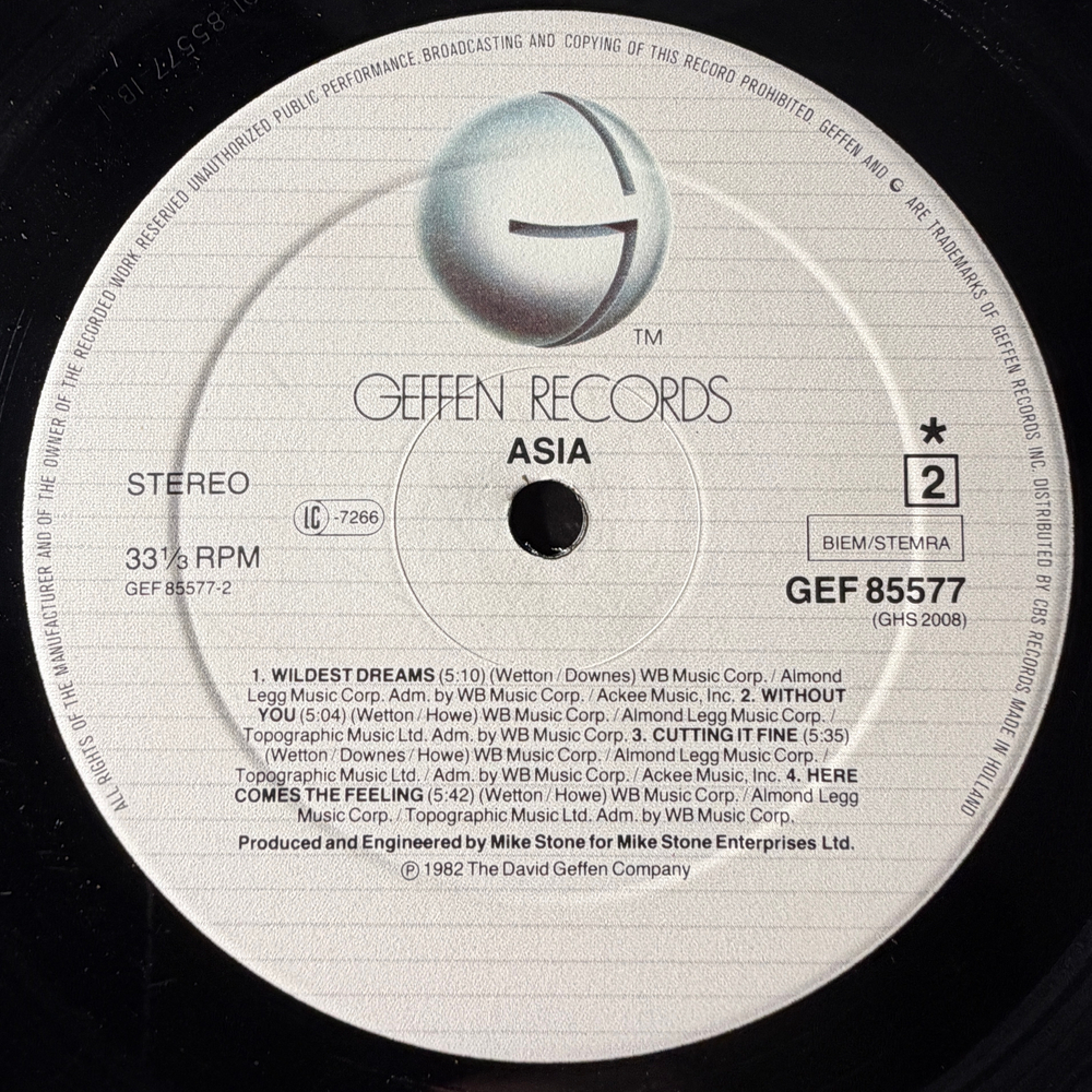 Asia - Asia (Голландия 1982г.)