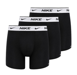 Боксерки теннисные Nike Dri-Fit Essential Cotton Stretch Boxer Brief 3P - black/black/white