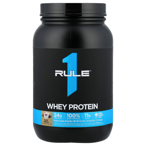 Rule One Proteins, сывороточный протеин, со вкусом кофе мокко, 918 г (2,02 фунта)