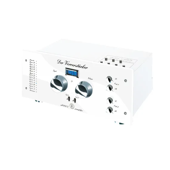 MBL 6010 D Preamplifier Piano White Chrome