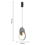 Подвес Grahan 4609-1P, LED*7W, 910LM, 3000K. ТМ F-Promo