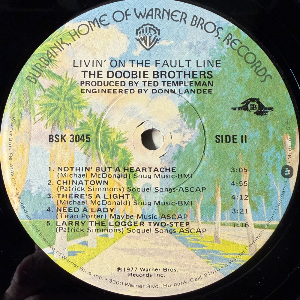 The Doobie Brothers ‎– Livin' On The Fault Line (США 1977г.)