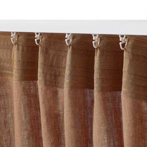 Комплект штор IKEA DYTAG (ДЮТОГ), Светло-кирпичный, 145x250 см, 2 шт