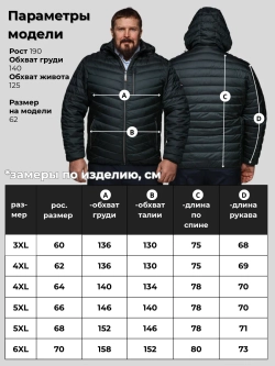 Куртка демисезонная большие размеры
