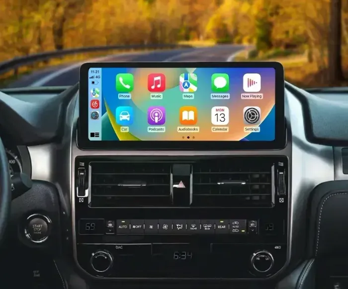 Магнитола для Lexus GX460 2009-2019 - Kuberg BNR-16GXMEG12 монитор 12.3" на Android 13, Быстрая, 4G SIM-слот, CarPlay
