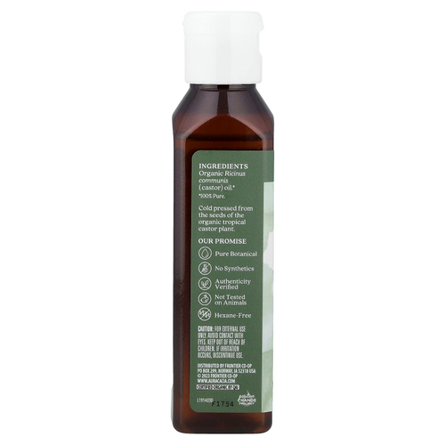 Aura Cacia, органическое масло для ухода за кожей, касторовое, 118 мл (4 жидк. унции)