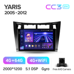 Teyes CC3 2K 9"для Toyota Yaris 2005-2012