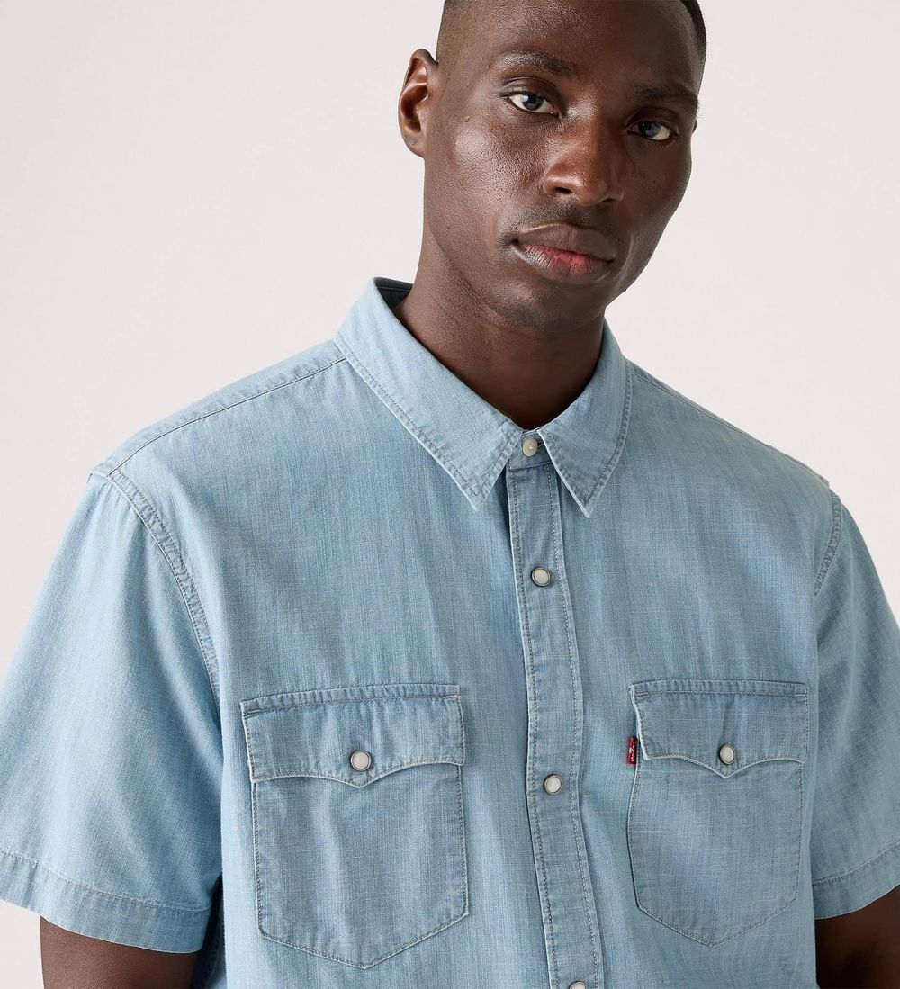 Рубашка с коротким рукавом мужская LEVI'S SS RELAXED FIT WESTERN