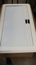 Окно откидное Mobile Comfort W7040R 700x400 мм, штора рулонная, антимоскитка