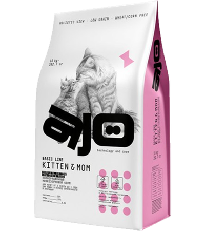 AJO Mother & Kitten Индейка 1кг. развес
