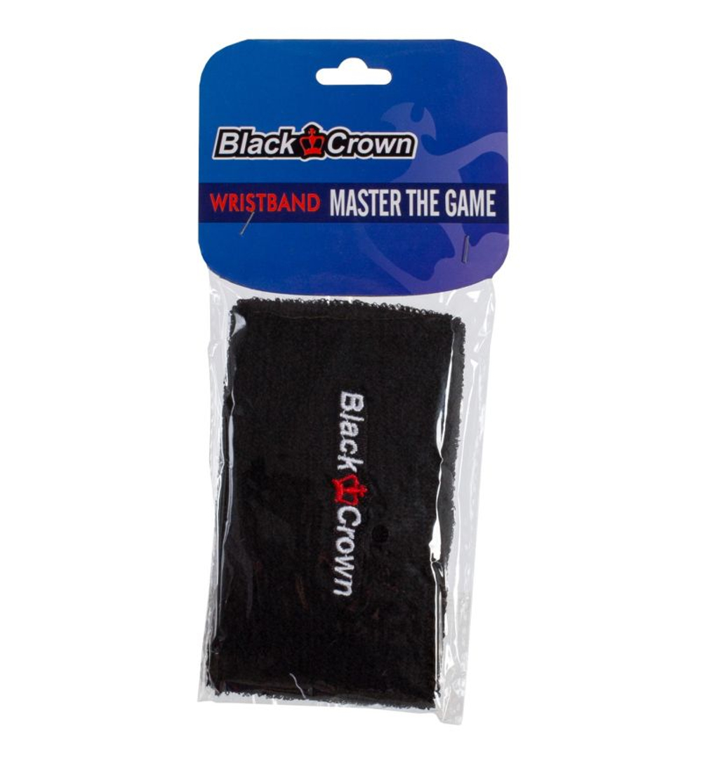 Напульсник теннисный Black Crown Wristband Long 1P - black