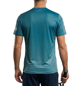 Теннисная футболка Hydrogen Shade Tech - light blue/orange
