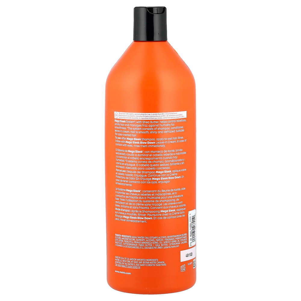 Matrix, Mega Sleek Conditioner, масло ши, 1 л (33,8 жидк. унции)