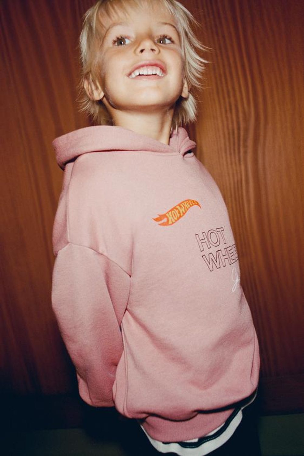 ZARA ХУДИ HOT WHEELS MATTEL ©, РОЗОВЫЙ
