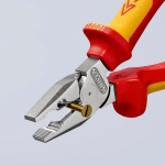 Плоскогубцы комбинированные особой мощности хромированные 180 мм Knipex 02 06 180