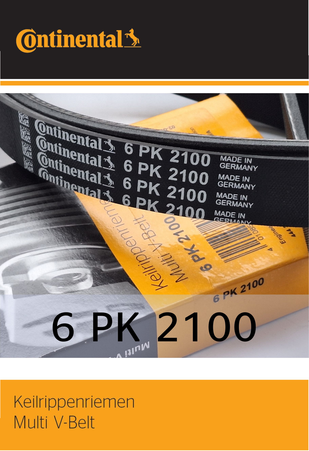 Ремень поликлиновый Continental 6PK2100