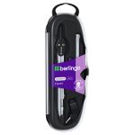 Готовальня 4 предмета, циркуль 135мм Berlingo Expert, пластиковый футляр
