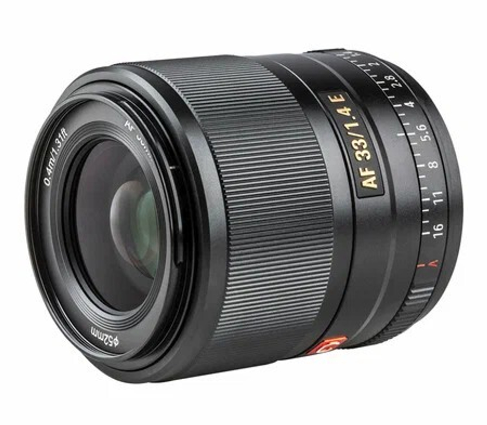 Объектив Viltrox AF 33mm f/1.4 Sony E, внутренняя фокусировка