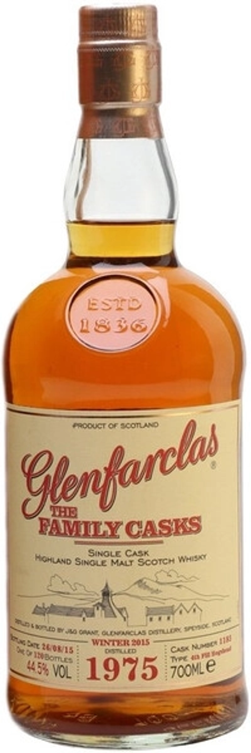 Виски Glenfarclas 1975 Family Casks, 0.7 л