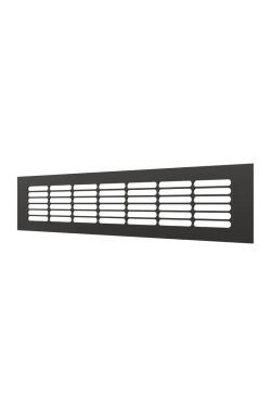 Решетка вентиляц. 300 x 60 мм Era 3006DP Al Matt black