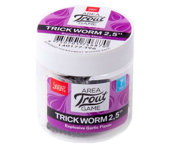 Слаги съедобные LJ Pro Series TRICK WORM 2,5in (6,35 см), цв. T96, 7 шт.