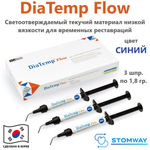 DiaTemp Flow цвет Синий (3шпр.*1,8гр.) ДиаТемп, жидкотекучий материал для временного пломбирования