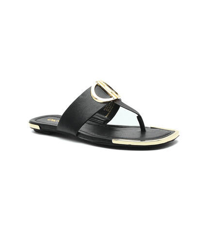 кожаное вьетнамки halcott DKNY - черный(K4051669)