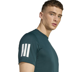 Мужская теннисная футболка Adidas Club Tennis Climacool 3-Stripes - aurora ivy