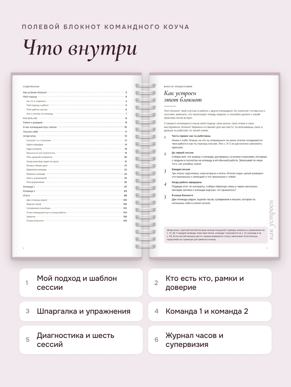полевой блокнот Командного коуча